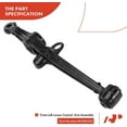 thumbnail image 4 of A-Premium 4Pcs Front Lower Control Arm and Ball Joint Assembly Compatible with Honda Accord 1994-1997 Odyssey 1995-1998 Isuzu Oasis 1996-1999 Acura CL 1997-1999 Replace# 51355SV7A00, 51365SV7A00, 4 of 8