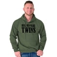 thumbnail image 4 of Funny New Father Real Men Make Twins Hoodie Hooded Sweatshirt Men Brisco Brands X, 4 of 6