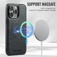 thumbnail image 2 of TECH CIRCLE Wallet Case for iPhone 14 Plus 6.7", Detachable 2-in-1 Stand RFID Blocking 4 Card Slot Wireless Charging Protective Case, PU Leather Removable Folio for iPhone 14 Plus 2022,Black, 2 of 7
