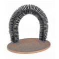 thumbnail image 1 of Arch Pet Cat Self Groomer With Round Fleece Base Cat Toy Brush Toys For Pets Scratching Devices, 1 of 3