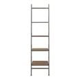 thumbnail image 5 of DecMode 20" x 77" Brown Wood 4-Tier Shelving Unit, 1-Piece, 5 of 10