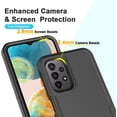 thumbnail image 3 of Designed for Samsung Galaxy A23 5G & Galaxy A23 4G Case,Heavy-Duty Tough Rugged Lightweight Slim Shockproof Protective Men Women Phone Case Cover for Galaxy A23,(6.6",2022)[Black], 3 of 7