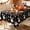 Black, variant on Halloween Ghost Tablecloth 108x54 Inch, Pink Plastic Table Cover with Boo Ghost Pattern, Disposable Party Table Decor for Halloween Gathering