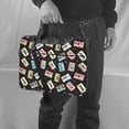 thumbnail image 5 of Lsque Colorful Retro Tape Pattern Laptop Bag – Portable & Slim Single-Shoulder Computer Case with Adjustable Strap, Protective, Lightweight for 13”/14”/15.6” Laptops, 5 of 8