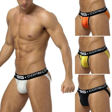 Men Briefs Jock Strap Breathable Underwear Backless Jockstrap Underpant Thong (Best Mens Thong Underwear)
