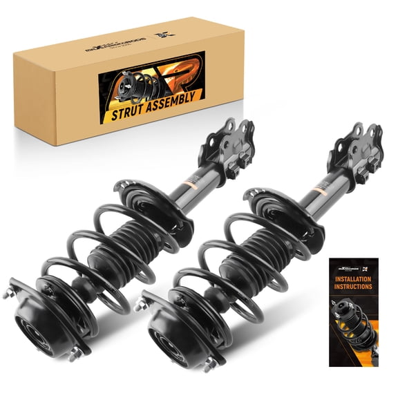 maXpeedingrods 2Pc Front Shock Struts for Hyundai Elantra 2011-2016 Sedan, 172709 172708 Complete Strut Coil Spring Assembly