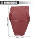 thumbnail image 5 of Funda universal para palanca de cambios de coche, funda para palanca de cambios, funda para palanca de cambios automática, moderna, piel sintética, color rojo vino, 5 of 7