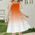 thumbnail image 4 of Kovlvoll Girls Summer Dress Fashion Loose Color Block Sleeveless Suspenders Casual Cami Dresses for Girl 4-14 Years, 4 of 7