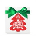 thumbnail image 3 of 100PCS Christmas Hanging Tag Xmas Tree Shape Decorative Gift Tag Paper Tag, 3 of 7