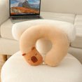 thumbnail image 1 of Cute Capybara Plush Car Pillow Rearview Mirror Tissue Box Car Headrest Shoulder Cover Combination Of Car Supplies Decoration Car DMH, 1 of 7