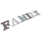thumbnail image 5 of Adornos De Letras Familiares De Madera, Elegante, Exquisito, Resistente, Duradero, Tablero De Densidad Independiente, Letrero Familiar De Madera Para El Hogar Para Estante ANGGREK Wood Family Sign, 5 of 8