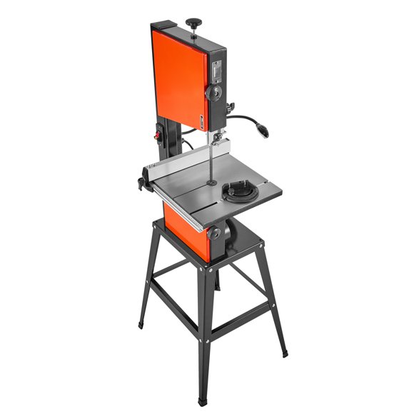 KFFKFF Band Saw with Stand, 10-Inch, Two-Speed Benchtop Bandsaw, 373W 1/2 HP, 6 in Max Cutting Height, 13.2 x 13.4 in