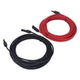 thumbnail image 4 of AWG Câble d'Extension Solaire, 2 Pcs 12AWG 4mm2 Câble d'Extension de Panneau Solaire Adaptateur Solaire Câble d'Extension Performance Finement Réglée, 4 of 14