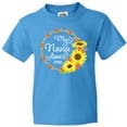 thumbnail image 3 of Inktastic My Nana Loves Me with Sunflower Wreath Youth T-Shirt, 3 of 5
