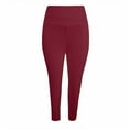 thumbnail image 7 of Women's Casual Pants Solid Design Warm Thick Fabric Outer Pockets High Waist Comfort Fit Everyday Versatile Style Comfortable Sweatpants for Women Relaxed Fit Pant, 7 of 7