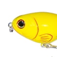 thumbnail image 3 of 2pc Premium Topwater Fishing Lure with Propeller Tail & Rust-Proof Treble Hooks - Realistic 3D Holographic Eyes, High-Index Plastic, Mixed Colors (Yellow/White, Green/Blue, White/Black) - Ide, 3 of 9