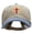 Khaki Navy, variant on Religious Cross Embroidered Cotton Wash Cap - Beige Black OSFM