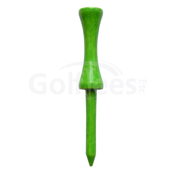 Golf Tees Etc Step Down Neon-Green Color Golf Tees 2 3/4" Inch Strong & Light Weight Accessory Tool For Golf Sports - (500 Of Pack)
