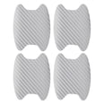 thumbnail image 4 of Tuvgenk Car Stickers Plastic 4 pc Silver Deco Stickers Suitable for Vehicle Handles, 4 of 4