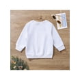thumbnail image 3 of Seyurigaoka Baby Kid Christmas Pullover Long Sleeve Round Neck Loose Tops Letters Print Party Casual Street Sweater for Toddler Boys Girls, 3 of 8