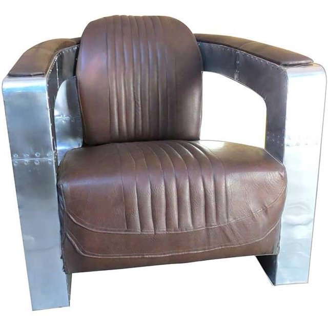 Aviator Club Chair Spitfire Arms Mid Century Aircraft Industrial Chairs