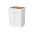 thumbnail image 4 of Furinno Shaker Bath Vanity Cabinet without Top , Ready to Assemble, 21 D x 24 W x 34.5 H, White, 4 of 7