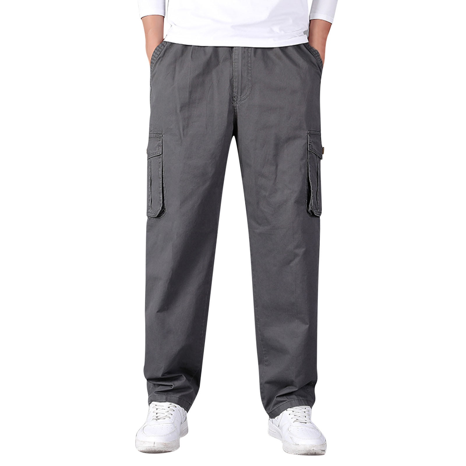 KaLI_store Cargo Pants for Men Men's Ripstop Wild Cargo Pants, Relaxed
