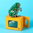 thumbnail image 3 of Wind Up Chicken Toy 80s Collectible Retro Animated Animal Novelty, 3 of 3