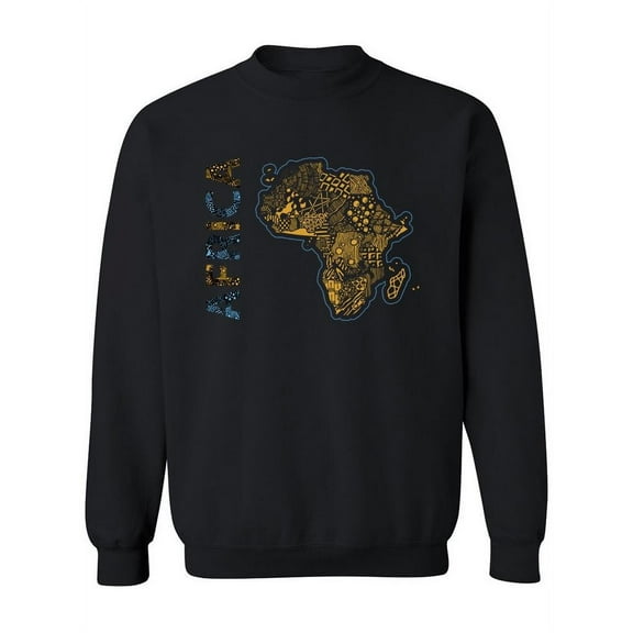 Africa Zentangle Style Sweatshirt Women -Image by Shutterstock, Female 5X-Large