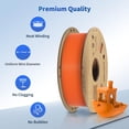 thumbnail image 2 of Filamento para impresora 3D ANYCUBIC PLA de 1,75 mm, bobina de 1 kg, color naranja, 2 of 9