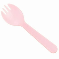 100 x Fork and Spoon-Pink