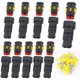 thumbnail image 1 of Conector a prueba de agua Conector eléctrico a prueba de agua de 12 V Conector macho y hembra Conectores de 1,5 mm Conector de cable eléctrico a prueba de agua para motocicleta Au Sincero Electrónica, 1 of 1