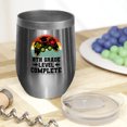thumbnail image 2 of 8th Grade Level Complete, School Student Graduation, Stainless Steel 12oz Wine Tumbler, 2 of 5