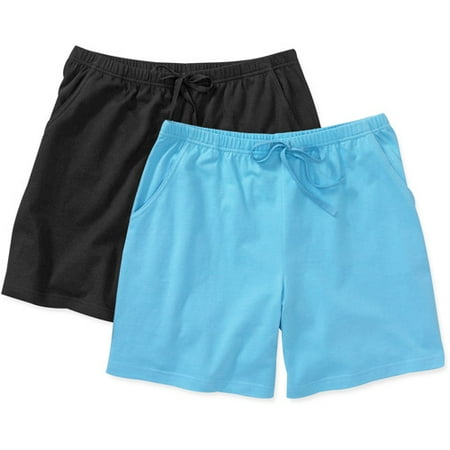 White Stag - Women's Knit Shorts, 2-pack - Walmart.com