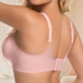 thumbnail image 4 of Fatuov Everyday Bra for Women Wireless Breathable Fabric Full Coverage Push Up Comfort Bra Solid Color Bralette 38A, 4 of 4