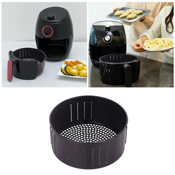Air Fryer Replacement Bread Pan Sturdy Practical Reusable 3.5L 21x10cm Air Fryer Tray Replacement Power Xl Air Fryer Tray Liners Rectangle Air Fryer Tray Replacement Square Air Fryer Tray Replacement