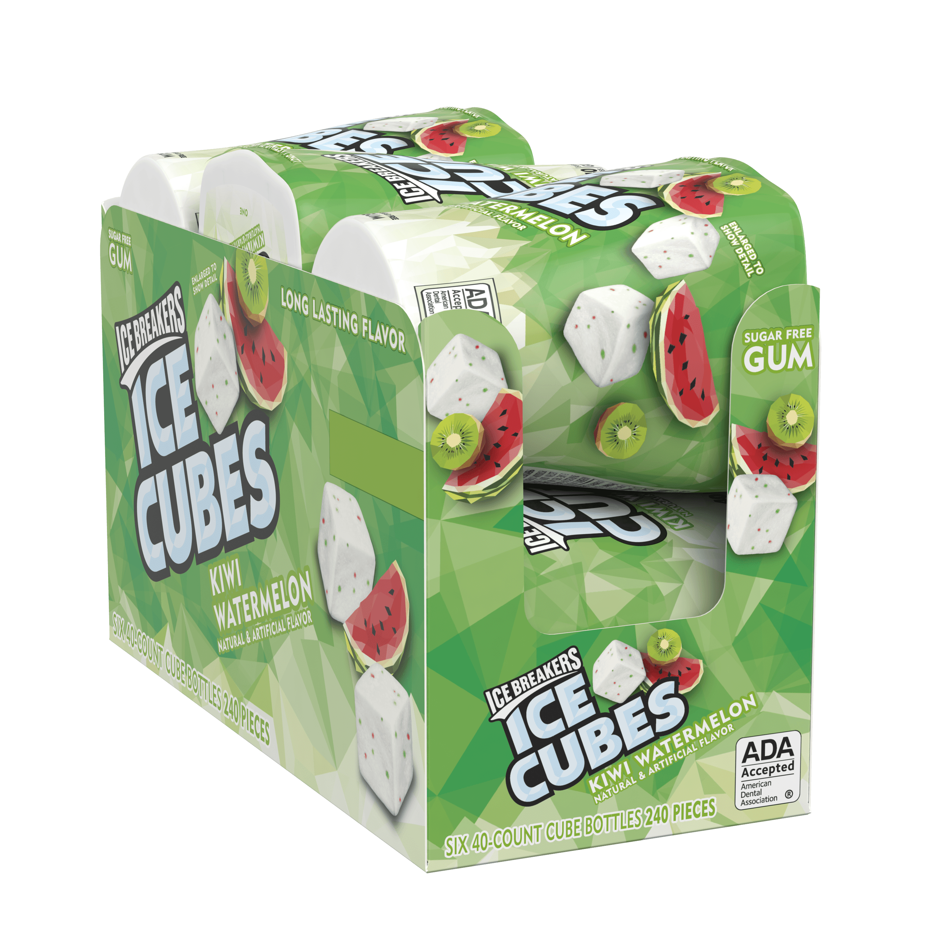 Ice Breakers Ice Cubes, Kiwi Watermelon Gum, 3.24 Oz., 6 Ct. Walmart