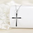 thumbnail image 4 of Cross Necklace 925 Sterling Silver Cross Jewelry Pendant Necklaces Jewelry for Women, 4 of 10