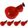 thumbnail image 1 of 5pcs Chicken Watering Cups Automatic Poultry Water Feeder Kit Automatic Water Fountain For Chickens Quail Pigeon, 1 of 1