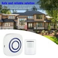 thumbnail image 4 of Teissuly Wireless Home Security Driveway Alarm, Entry Alert, Visitor Door Bell Chime with 1 Plug-in Receiver and 1 PIR Motion Sensor Detector Alert System, Quality Sound and LED, 38 Melodies, 4 of 9