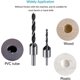 thumbnail image 4 of 7 pcs Wood Drill Bit with HSS Countersink Carpentry Reamers Core Drilling Chamfer Countersunk Drill Bit (3-10 mm), 4 of 4