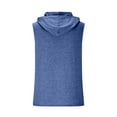 thumbnail image 4 of Mens Fitness Hoodies Quick Dry Sun Protection Sleeveless Shirts Quick Dry Stretch Workout Tops M, 4 of 5