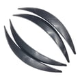 thumbnail image 3 of yotijay 4Pcs Generic Car Wheel Eyebrow Arch Trims Convenient Mudguards Flaring Protector Black, 3 of 9