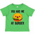 thumbnail image 3 of Inktastic You Had Me at Burger Boys or Girls Toddler T-Shirt, 3 of 5