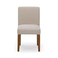 thumbnail image 5 of Chesnee Dining Chair with Short Slipcover, Sand MB2405-04 (2 Pack), 5 of 7