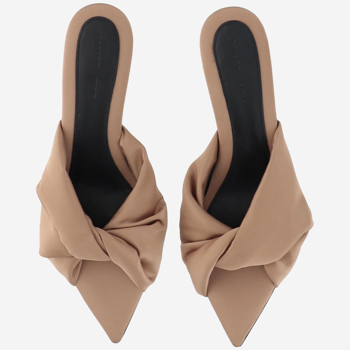 サンダル・ミュール Carven Satin Heeled Sandals Carven Satin Heeled Sandals Brown (Women's) - Walmart.com