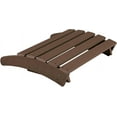thumbnail image 3 of ZYPPP Furniture Adirondack Ottoman Outdoor Patio Footrest 13.5" Inch Folding Footstool for Outdoor Adirondack Chair (Dark Brown), 3 of 8