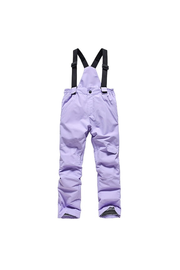 Snow Pants Snow Bib Overalls Ski Pants for Boys Girls Snow Suit Waterproof Bibs Snow Fleece Lined Insulated Winter Pants