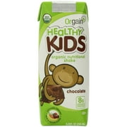 Orgain Healthy Kids Shake, 8 Grams of Protein, Chocolate, 8.25 Oz, 12 Ct