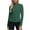 Green, variant on Women's Cropped Workout Jacket Lightweight Full Zip Running Jacket Comfy Slim Fit Athletic Jackets Green XXL(XXL)